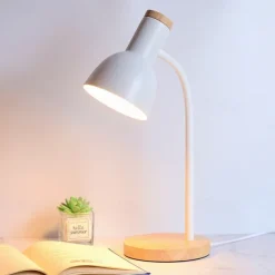 Desk Lamp / Reading Light / Bedside lamps Eye Protection / Swing Arm / Adjustable Simple / Modern Contemporary For Study Room / Office / Girls Room Metal Wood 85-265V