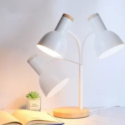 Desk Lamp / Reading Light / Bedside lamps Eye Protection / Swing Arm / Adjustable Simple / Modern Contemporary For Study Room / Office / Girls Room Metal Wood 85-265V