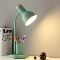 Desk Lamp Eye Protection / Adjustable / Dimmable LED power supply For Bedroom / Study Room / Office AC100-240V Yellow / Blue / Pink / CE Certified