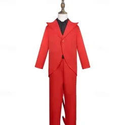 Devil Cosplay Costume Halloween Group Family Costumes Kid's Boys Girls' Cosplay Halloween Halloween Carnival Masquerade Easy Carnival Costume for Walpurgis Night