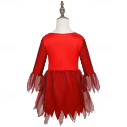 Devil Cosplay Costume Halloween Group Family Costumes Kid's Boys Girls' Cosplay Halloween Halloween Carnival Masquerade Easy Carnival Costume for Walpurgis Night