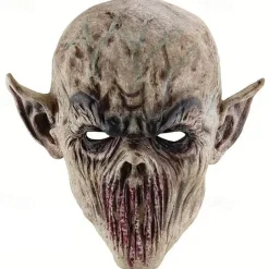 Devil Demon Mask Halloween Props Adults' Men's Women's Scary Costume Halloween Carnival Easy Carnival Costume for Walpurgis Night