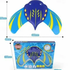 Devil Fish Toy Adjustable Fish Fin Pool Toy Toy Fish Water Children Underwater Beach Gliders Devil Fish Pool Toy Toys Fish Pool