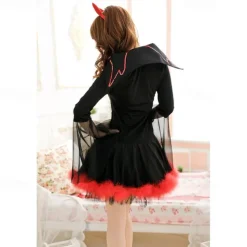 Devil Halloween Cosplay Costume Party Costume Masquerade Walpurgis Night Outfits Sexy Costume Adults' Women's Masquerade Mardi Gras Performance Party Halloween Easy Halloween Costumes Dress Up