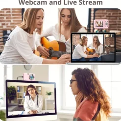 Digital Camera FHD 1080P Camera 44MP Digital Point And Shoot Camera 16X Zoom Small Camera Affordable Digital Cameras for Travel