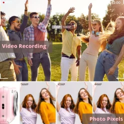 Digital Camera FHD 1080P Camera 44MP Digital Point And Shoot Camera 16X Zoom Small Camera Affordable Digital Cameras for Travel