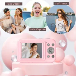Digital Camera FHD 1080P Camera 44MP Digital Point And Shoot Camera 16X Zoom Small Camera Affordable Digital Cameras for Travel