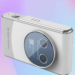 Digital Camera with Zoom Dual Cameras Auto Focus Vlogging Selfie for Travel Camera Auto Focus