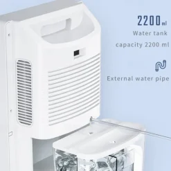 Digital Dehumidifier with Touch & Remote Control Humidity Display Dehumidifiers for Living Room Bedroom 42W