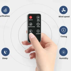 Digital Dehumidifier with Touch & Remote Control Humidity Display Dehumidifiers for Living Room Bedroom 42W