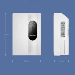 Digital Dehumidifier with Touch & Remote Control Humidity Display Dehumidifiers for Living Room Bedroom 42W