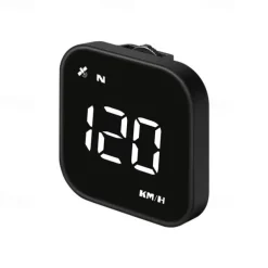 Digital GPS Speedometer Car HUD Heads Up Display with Digital Speed in MPH KPH Compass Driving Direction Fatigue Driving Reminder Overspeed Alarm Trip Meter