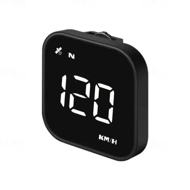 Digital GPS Speedometer Car HUD Heads Up Display with Digital Speed in MPH KPH Compass Driving Direction Fatigue Driving Reminder Overspeed Alarm Trip Meter