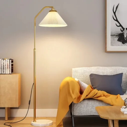 Dimmable Floor Lamp Arc Floor Lamps, Metal Floor Lamps, LED Floor Light Creative，Standing Lamp Adjustable, for Living Room, Office and Bedroom Standing Reading Lamp