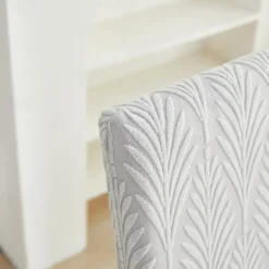 Dining Chair Cover Stretch Chair Seat Slipcover Suede Water Repellent Soft Plain Solid Color Durable Washable Furniture Protector For Dining Room Party