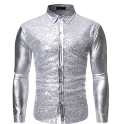 Disco 1980s Blouse / Shirt Disco Fancy Dress Men's Carnival Costume Masquerade Party Bachelorette Party Pride Parade Adults' Blouse