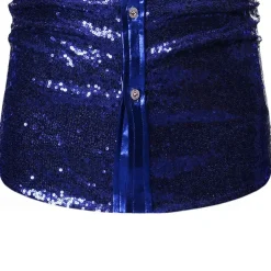 Disco 1980s Blouse / Shirt Disco Fancy Dress Men's Carnival Costume Masquerade Party Bachelorette Party Pride Parade Adults' Blouse