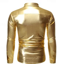 Disco 1980s Blouse / Shirt Disco Fancy Dress Men's Carnival Costume Masquerade Party Bachelorette Party Pride Parade Adults' Blouse