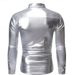 Disco 1980s Blouse / Shirt Disco Fancy Dress Men's Carnival Costume Masquerade Party Bachelorette Party Pride Parade Adults' Blouse