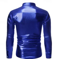 Disco 1980s Blouse / Shirt Disco Fancy Dress Men's Carnival Costume Masquerade Party Bachelorette Party Pride Parade Adults' Blouse