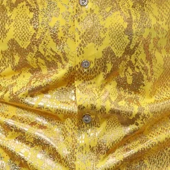 Disco 1980s Shiny Metallic Blouse / Shirt Masquerade Disco Fancy Dress Men's Halloween Carnival Masquerade Performance Event / Party Stage Adults' Shirt Spring & Summer