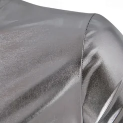 Disco 1980s Shiny Metallic Masquerade Disco Fancy Dress Men's Carnival Costume Masquerade Party / Evening Bachelorette Party Pride Parade Adults' Top