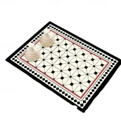 Dish Drying Mat for Kitchen Coffee Bar, Absorbent Quick-drying Reversible Dish Mat