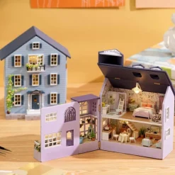 Diy Cabin Molan Manor - Happiness Manor Wooden Handmade and Self made Multi level Gift Gifts Girl