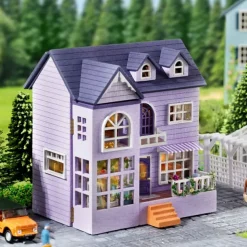 Diy Cabin Molan Manor - Happiness Manor Wooden Handmade and Self made Multi level Gift Gifts Girl