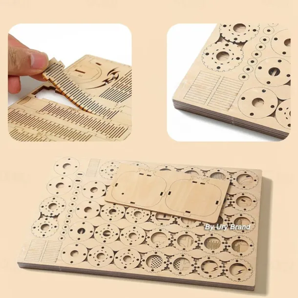 DIY 3D Wooden Puzzles Money Box Piggy Bank Fuel Truck Model Building Block Kits Assembly Jigsaw Toy Gift for Children Adult