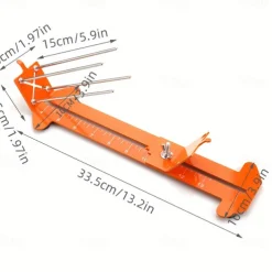 DIY Paracord Metal Weaving Frame - Handmade Outdoor Leisure Bracelet Maker Tool - Includes 2 Random Color Ropes