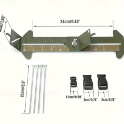 DIY Paracord Metal Weaving Frame - Handmade Outdoor Leisure Bracelet Maker Tool - Includes 2 Random Color Ropes
