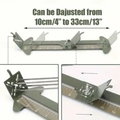 DIY Paracord Metal Weaving Frame - Handmade Outdoor Leisure Bracelet Maker Tool - Includes 2 Random Color Ropes