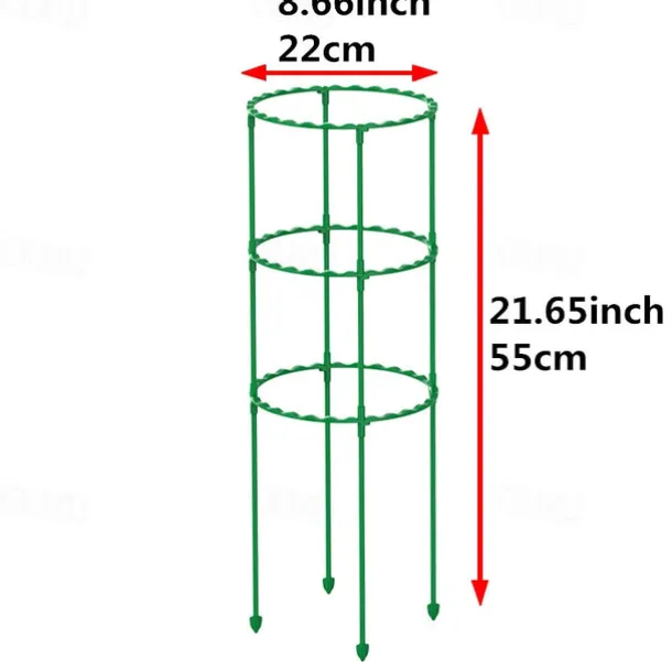 DIY Tomato Cages Plant Support CagesAssembled Multi -layer Adjustable Garden Trellis for Vegetables Fruits Climbing Plants Pots Flowers Vines