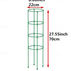 DIY Tomato Cages Plant Support CagesAssembled Multi -layer Adjustable Garden Trellis for Vegetables Fruits Climbing Plants Pots Flowers Vines