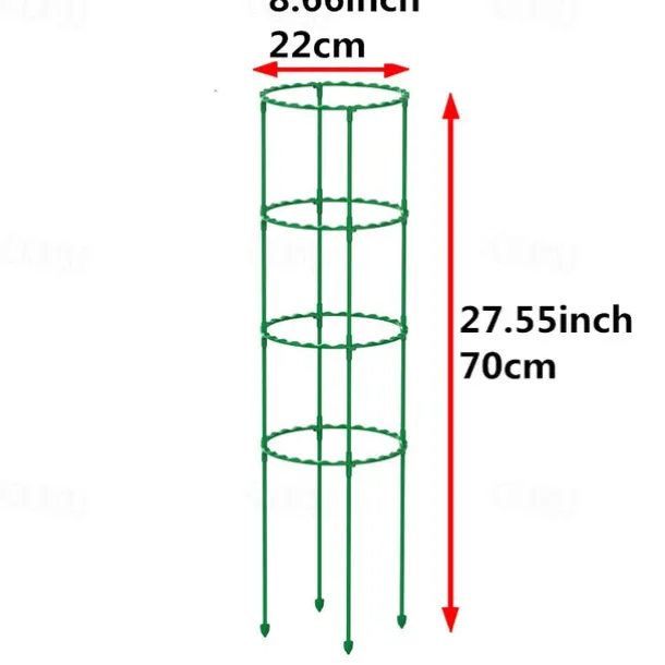 DIY Tomato Cages Plant Support CagesAssembled Multi -layer Adjustable Garden Trellis for Vegetables Fruits Climbing Plants Pots Flowers Vines