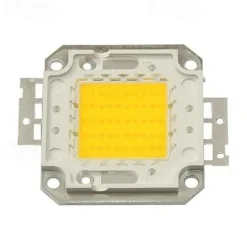 DIY 50W 4500-5500LM Warm White 3000-3500K Light Integrated LED Module (DC33-35V 1.5A) Street Lamp for Projecting Light Gold Wire Welding of Copper Bracket