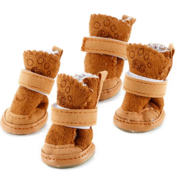 Dog Boots / Shoes Puppy Clothes Fashion Keep Warm Winter Warm Dog Clothing