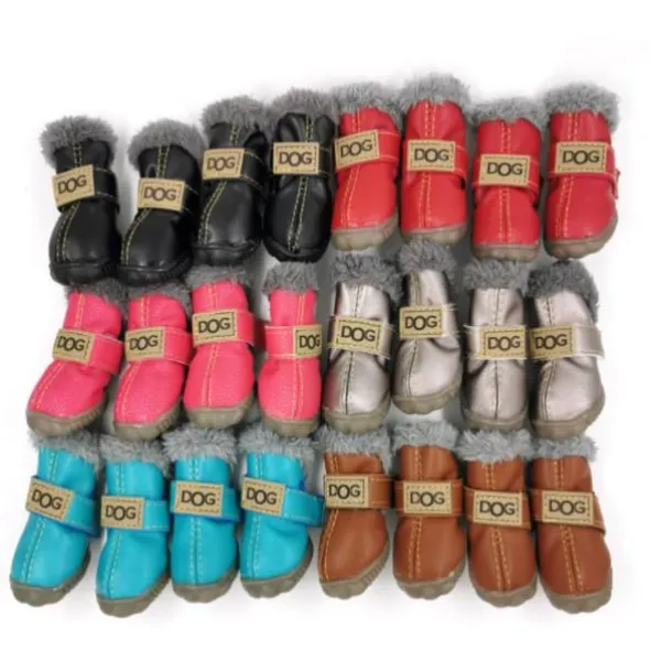 Dog Boots / Shoes Puppy Clothes Fashion Keep Warm Winter Warm Dog Clothing