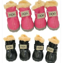 Dog Boots / Shoes Puppy Clothes Fashion Keep Warm Winter Warm Dog Clothing