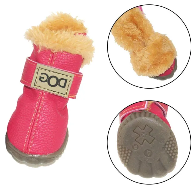 Dog Boots / Shoes Puppy Clothes Fashion Keep Warm Winter Warm Dog Clothing