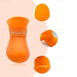 Dog Boots / Shoes Rain Boots Fashion Cute Waterproof Soft Washable Comfortable Outdoor Casual Daily Dog Clothing for Bichon Frise Pomeranian Baby Pet Papillon Small