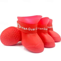 Dog Boots / Shoes Rain Boots Fashion Cute Waterproof Soft Washable Comfortable Outdoor Casual Daily Dog Clothing for Bichon Frise Pomeranian Baby Pet Papillon Small