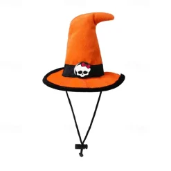 Dog Cat Bandanas & Hats Cosplay Halloween Outfit Cosplay Funny Winter Soft Washable Comfortable Halloween Outdoor Halloween Casual Daily Dog Clothing for Bichon Frise Pomeranian Baby Pet Papillon