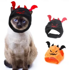 Dog Cat Bandanas & Hats Cosplay Halloween Outfit Cosplay Funny Winter Soft Washable Comfortable Halloween Outdoor Halloween Casual Daily Dog Clothing for Bichon Frise Pomeranian Baby Pet Papillon