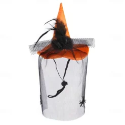 Dog Cat Bandanas & Hats Dog Birthday Bandana Hat Cosplay Halloween Outfit Cosplay Funny Winter Soft Washable Comfortable Halloween Outdoor Halloween Casual Daily Dog Clothing for Bichon Frise