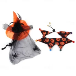 Dog Cat Bandanas & Hats Dog Birthday Bandana Hat Cosplay Halloween Outfit Cosplay Funny Winter Soft Washable Comfortable Halloween Outdoor Halloween Casual Daily Dog Clothing for Bichon Frise