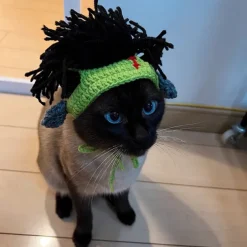 Dog Cat Bandanas & Hats Fashion Cool Winter Soft Washable Comfortable Halloween Outdoor Casual Daily Dog Clothing for Bichon Frise Pomeranian Baby Pet Papillon Small