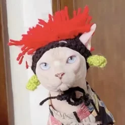 Dog Cat Bandanas & Hats Fashion Cool Winter Soft Washable Comfortable Halloween Outdoor Casual Daily Dog Clothing for Bichon Frise Pomeranian Baby Pet Papillon Small