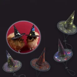 Dog Cat Bandanas & Hats Halloween Outfit Fashion Cute Breathable Soft Washable Comfortable Outdoor Halloween Casual Daily Dog Clothing for Bichon Frise Pomeranian Baby Pet Papillon Small